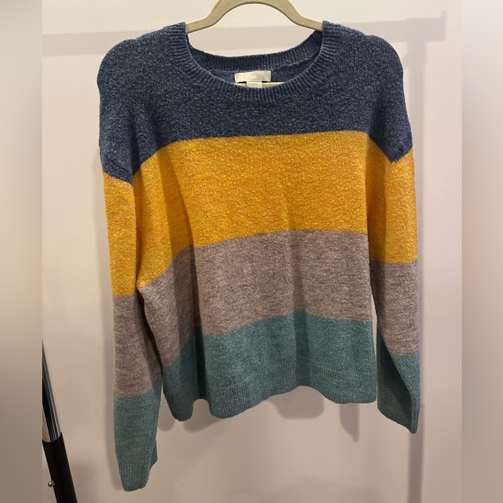 H&M color blocked sweater
